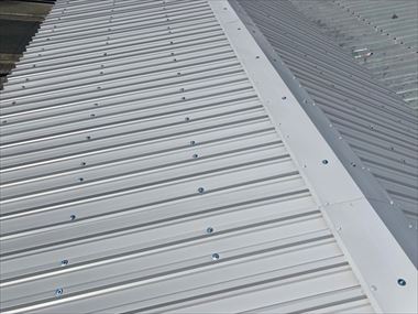 屋根　張替え完了